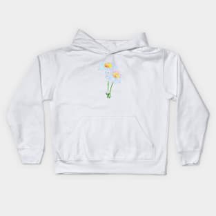 2022 04 flowers 01 daisy Kids Hoodie